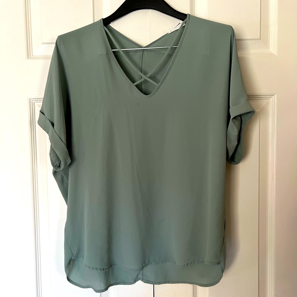 Women’s Green Oversized Top